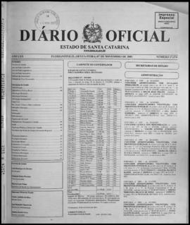 Diário Oficial do Estado de Santa Catarina. Ano 70. N° 17274 de 07/11/2003