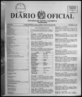 Diário Oficial do Estado de Santa Catarina. Ano 71. N° 17434 de 13/07/2004