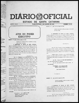 Diário Oficial do Estado de Santa Catarina. Ano 41. N° 10542 de 06/08/1976