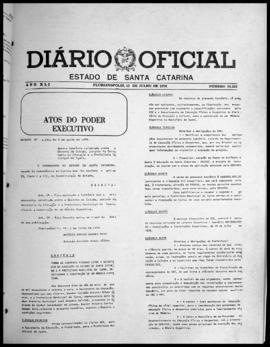 Diário Oficial do Estado de Santa Catarina. Ano 41. N° 10523 de 12/07/1976