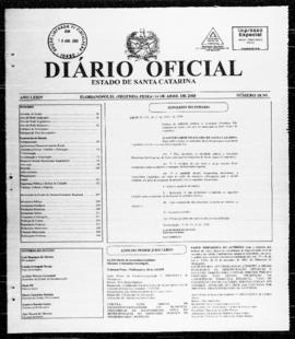Diário Oficial do Estado de Santa Catarina. Ano 74. N° 18341 de 14/04/2008