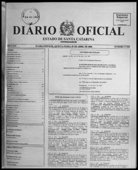Diário Oficial do Estado de Santa Catarina. Ano 71. N° 17384 de 29/04/2004