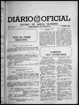 Diário Oficial do Estado de Santa Catarina. Ano 41. N° 10501 de 09/06/1976