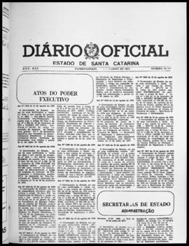 Diário Oficial do Estado de Santa Catarina. Ano 41. N° 10547 de 13/08/1976