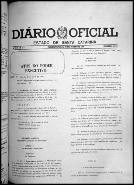 Diário Oficial do Estado de Santa Catarina. Ano 41. N° 10514 de 29/06/1976
