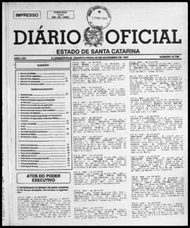 Diário Oficial do Estado de Santa Catarina. Ano 64. N° 15796 de 05/11/1997