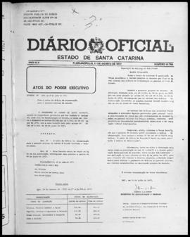 Diário Oficial do Estado de Santa Catarina. Ano 42. N° 10796 de 11/08/1977