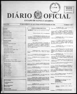 Diário Oficial do Estado de Santa Catarina. Ano 71. N° 17821 de 08/02/2006