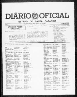 Diário Oficial do Estado de Santa Catarina. Ano 51. N° 12657 de 27/02/1985