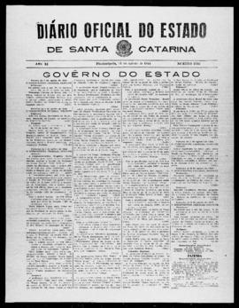 Diário Oficial do Estado de Santa Catarina. Ano 11. N° 2796 de 11/08/1944