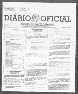 Diário Oficial do Estado de Santa Catarina. Ano 63. N° 15546 de 01/11/1996. Parte 1