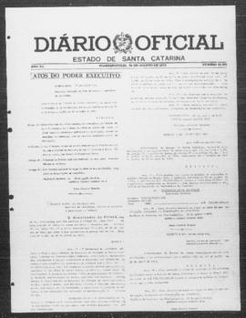 Diário Oficial do Estado de Santa Catarina. Ano 40. N° 10306 de 26/08/1975