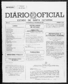 Diário Oficial do Estado de Santa Catarina. Ano 56. N° 14159 de 27/03/1991