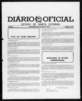 Diário Oficial do Estado de Santa Catarina. Ano 42. N° 10720 de 26/04/1977