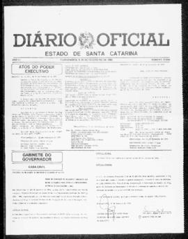 Diário Oficial do Estado de Santa Catarina. Ano 51. N° 12656 de 26/02/1985