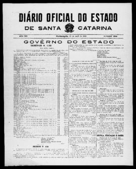 Diário Oficial do Estado de Santa Catarina. Ano 12. N° 2984 de 21/05/1945