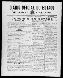 Diário Oficial do Estado de Santa Catarina. Ano 12. N° 3053 de 30/08/1945
