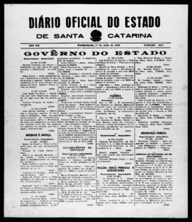 Diário Oficial do Estado de Santa Catarina. Ano 7. N° 1807 de 17/07/1940