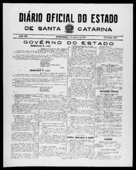 Diário Oficial do Estado de Santa Catarina. Ano 12. N° 3039 de 09/08/1945