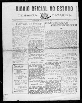 Diário Oficial do Estado de Santa Catarina. Ano 1. N° 195 de 31/10/1934