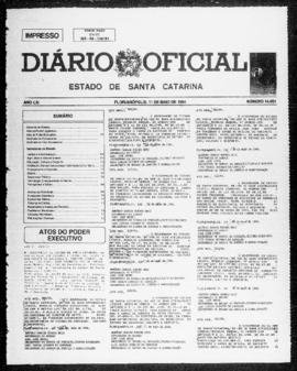 Diário Oficial do Estado de Santa Catarina. Ano 61. N° 14931 de 11/05/1994