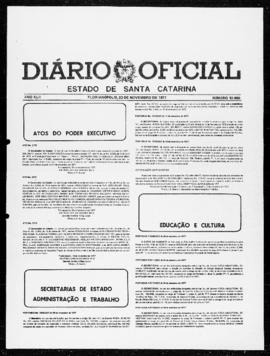 Diário Oficial do Estado de Santa Catarina. Ano 42. N° 10865 de 23/11/1977