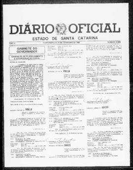 Diário Oficial do Estado de Santa Catarina. Ano 51. N° 12655 de 25/02/1985