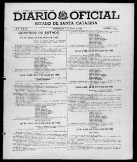 Diário Oficial do Estado de Santa Catarina. Ano 29. N° 7065 de 07/06/1962