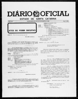 Diário Oficial do Estado de Santa Catarina. Ano 44. N° 11176 de 22/02/1979