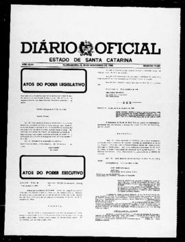 Diário Oficial do Estado de Santa Catarina. Ano 46. N° 11607 de 20/11/1980