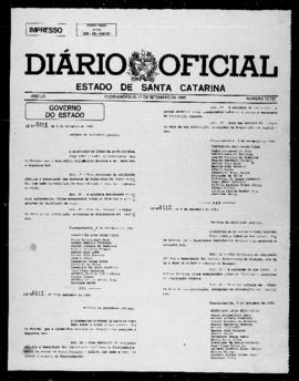 Diário Oficial do Estado de Santa Catarina. Ano 52. N° 12791 de 11/09/1985