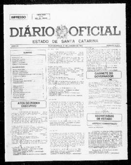 Diário Oficial do Estado de Santa Catarina. Ano 56. N° 14374 de 31/01/1992