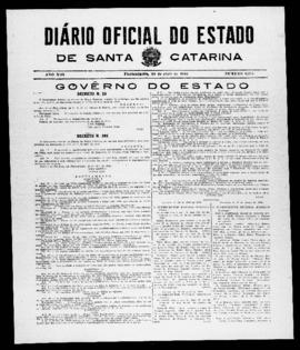 Diário Oficial do Estado de Santa Catarina. Ano 13. N° 3215 de 30/04/1946