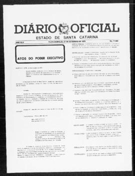 Diário Oficial do Estado de Santa Catarina. Ano 45. N° 11322 de 27/09/1979