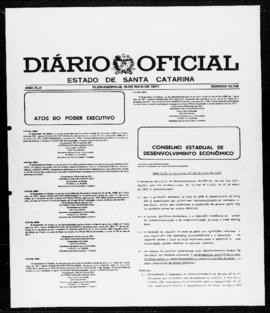 Diário Oficial do Estado de Santa Catarina. Ano 42. N° 10734 de 16/05/1977