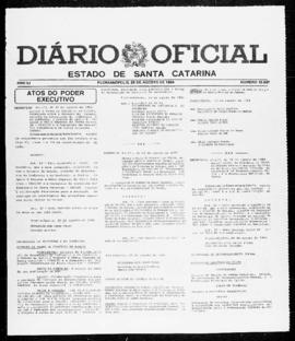 Diário Oficial do Estado de Santa Catarina. Ano 51. N° 12537 de 29/08/1984