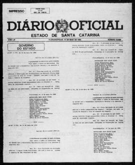 Diário Oficial do Estado de Santa Catarina. Ano 53. N° 12956 de 15/05/1986