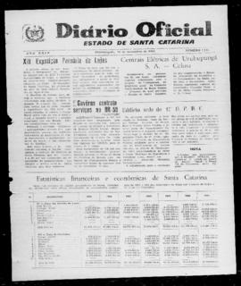 Diário Oficial do Estado de Santa Catarina. Ano 29. N° 7176 de 21/11/1962