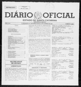 Diário Oficial do Estado de Santa Catarina. Ano 67. N° 16585 de 22/01/2001
