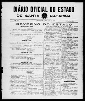 Diário Oficial do Estado de Santa Catarina. Ano 12. N° 2981 de 16/05/1945
