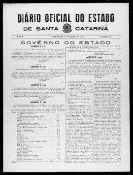 Diário Oficial do Estado de Santa Catarina. Ano 10. N° 2657 de 11/01/1944