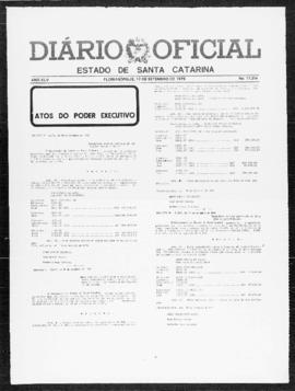 Diário Oficial do Estado de Santa Catarina. Ano 45. N° 11314 de 17/09/1979