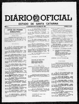 Diário Oficial do Estado de Santa Catarina. Ano 51. N° 12457 de 07/05/1984