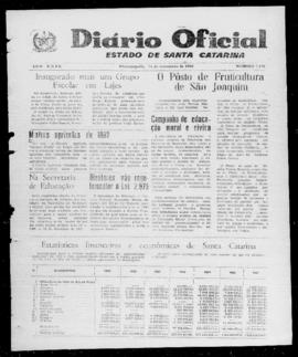 Diário Oficial do Estado de Santa Catarina. Ano 29. N° 7178 de 23/11/1962