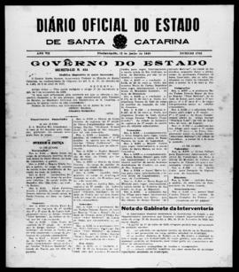Diário Oficial do Estado de Santa Catarina. Ano 7. N° 1782 de 12/06/1940