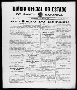 Diário Oficial do Estado de Santa Catarina. Ano 6. N° 1504 de 01/06/1939