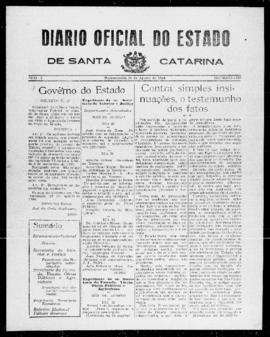 Diário Oficial do Estado de Santa Catarina. Ano 1. N° 139 de 24/08/1934