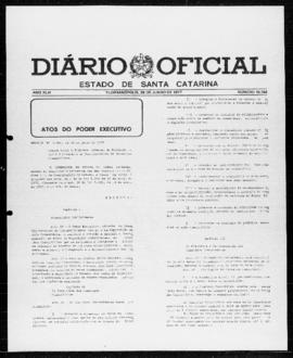 Diário Oficial do Estado de Santa Catarina. Ano 42. N° 10764 de 28/06/1977