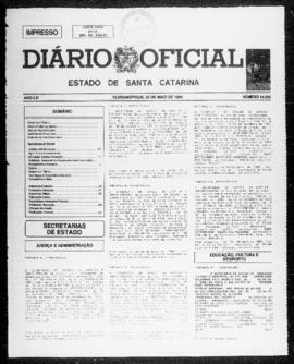 Diário Oficial do Estado de Santa Catarina. Ano 61. N° 14939 de 23/05/1994