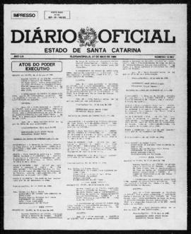 Diário Oficial do Estado de Santa Catarina. Ano 53. N° 12963 de 27/05/1986